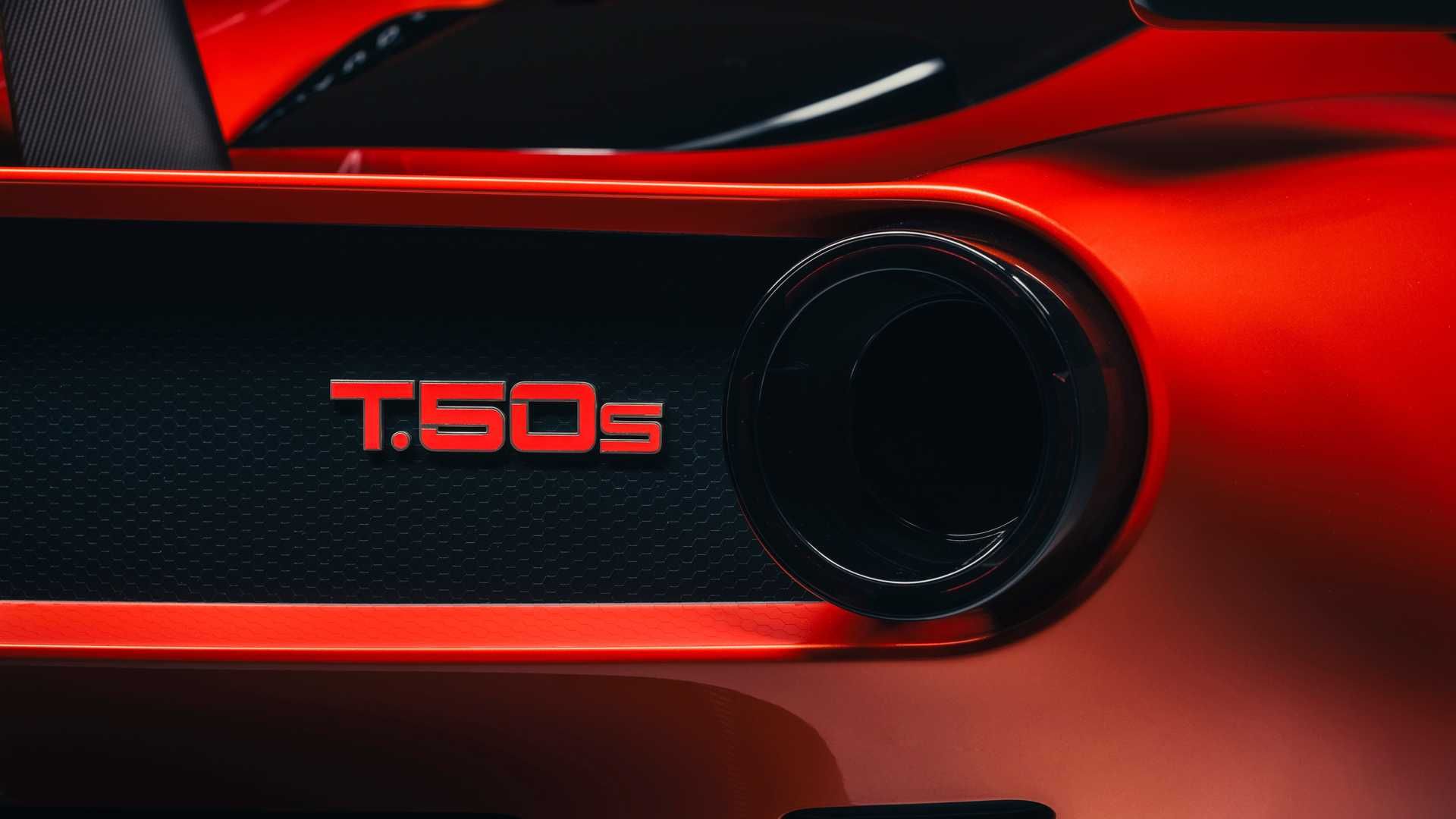 Gordon Murray T.50s Niki Lauda سوپراسپرت گوردون موری نمای نمای چراغ راست