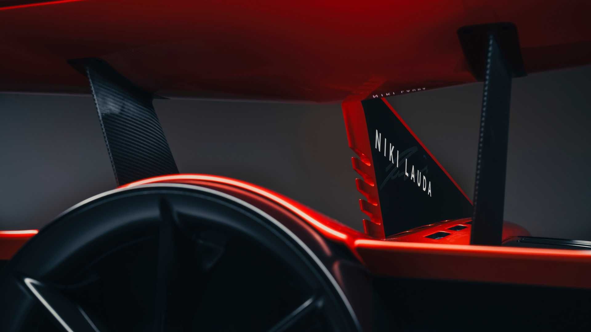 Gordon Murray T.50s Niki Lauda سوپراسپرت گوردون موری نمای نمای بال عقب