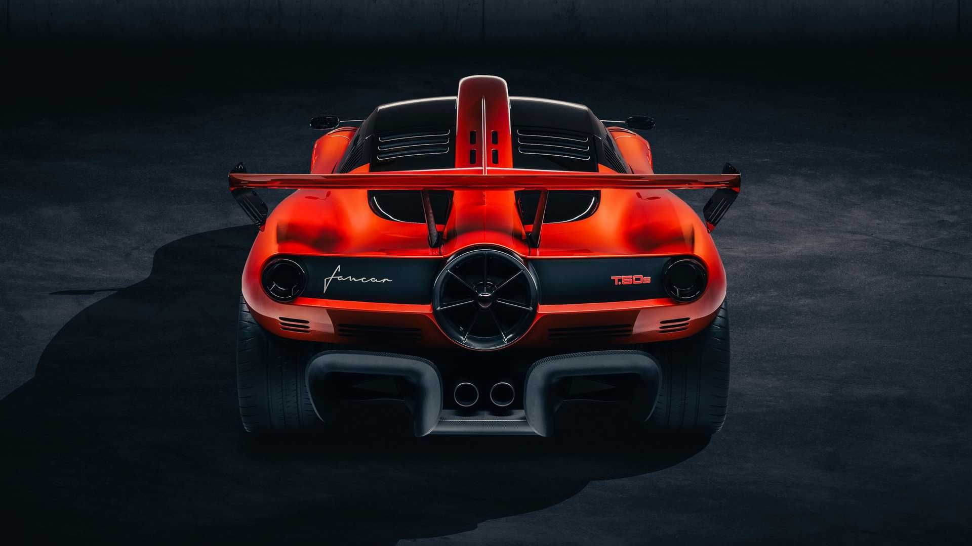 Gordon Murray T.50s Niki Lauda سوپراسپرت گوردون موری نمای نمای عقب بالا