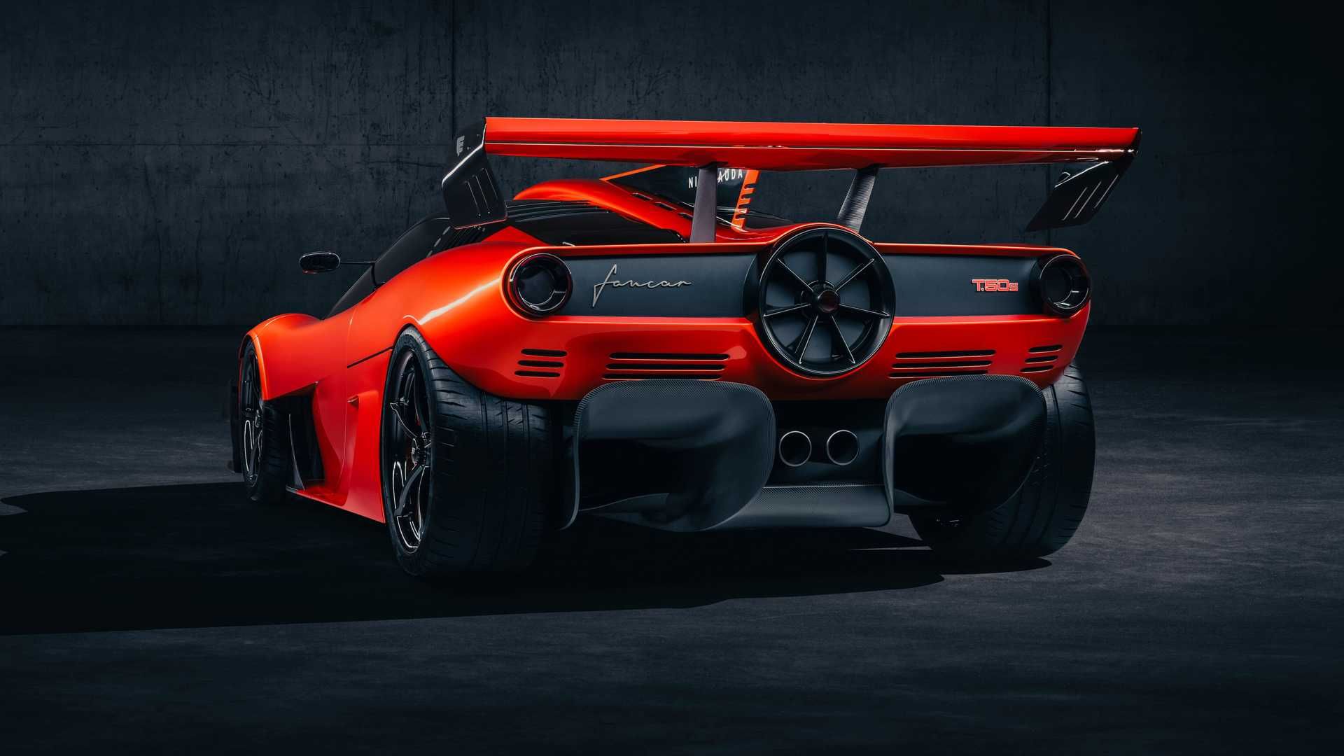 Gordon Murray T.50s Niki Lauda سوپراسپرت گوردون موری نمای نمای پت پایین