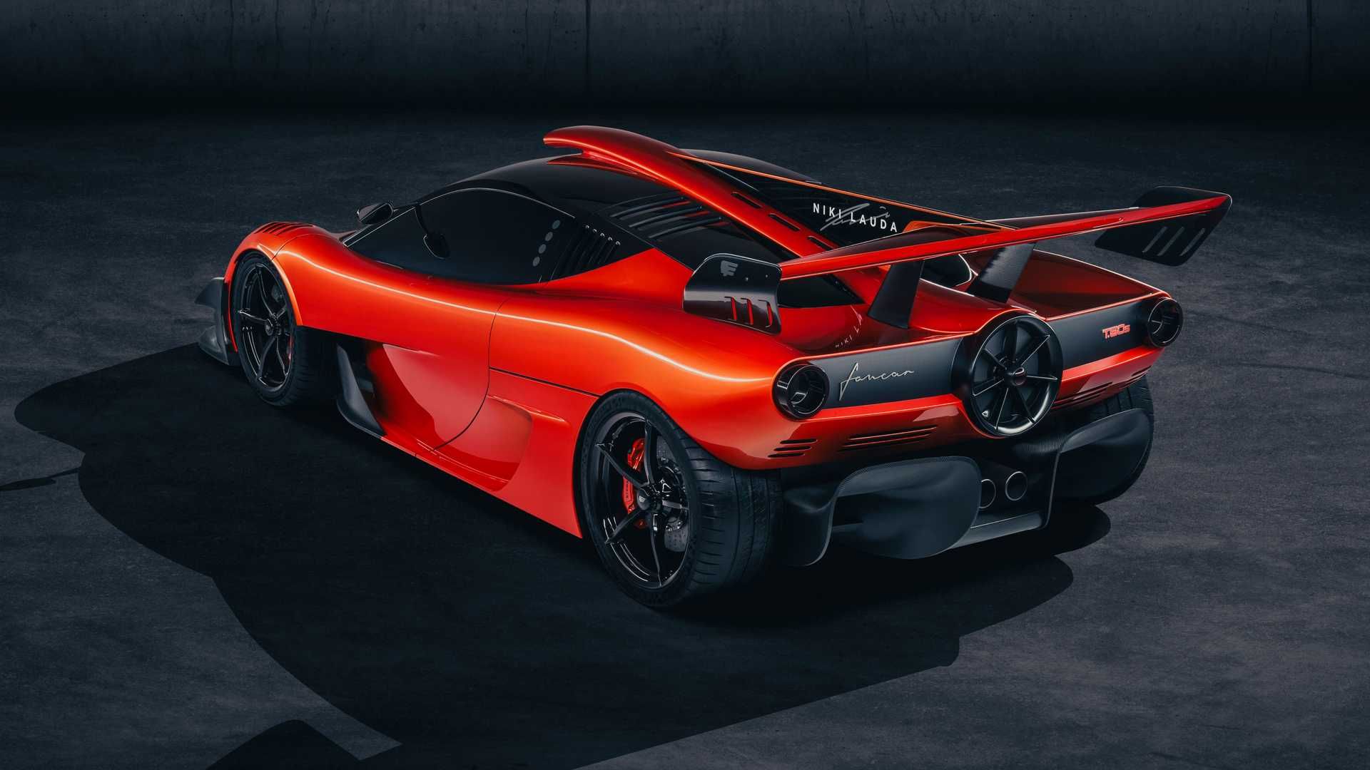 Gordon Murray T.50s Niki Lauda سوپراسپرت گوردون موری نمای نمای عقب بالا