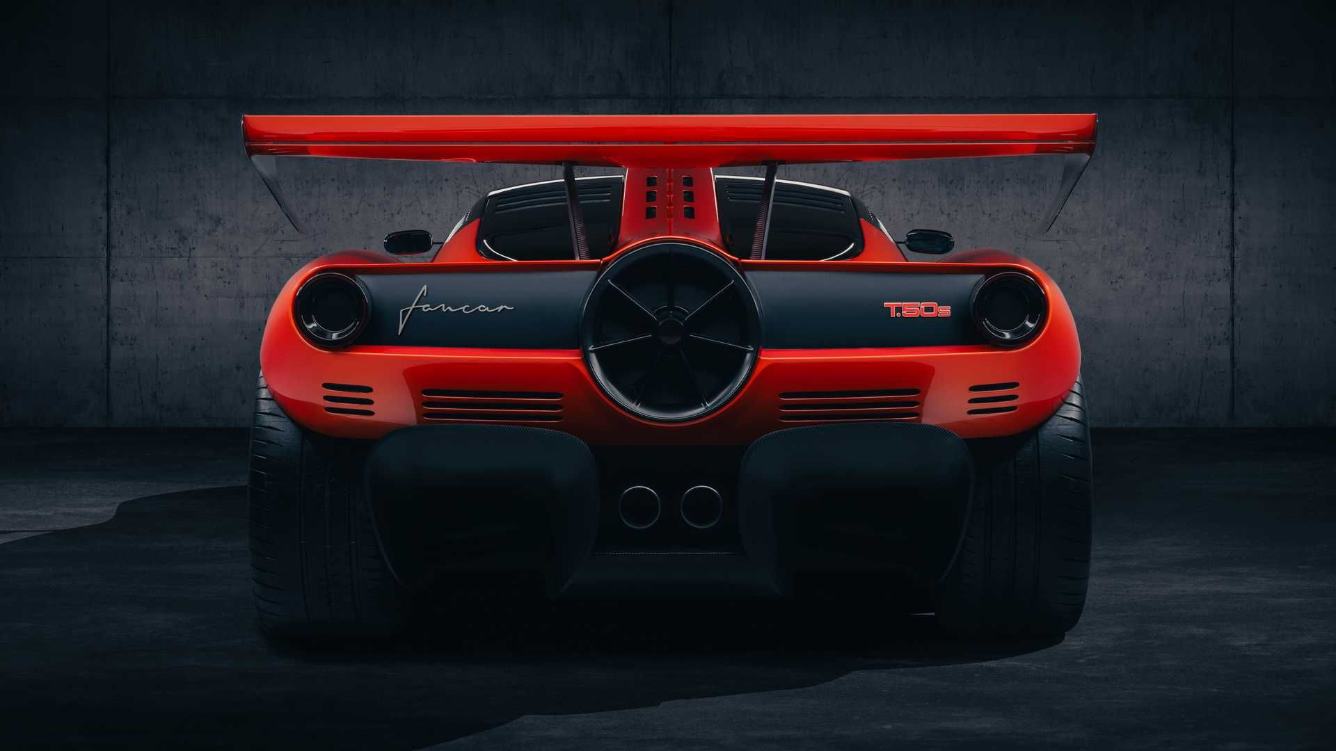 Gordon Murray T.50s Niki Lauda سوپراسپرت گوردون موری نمای نمای پشت