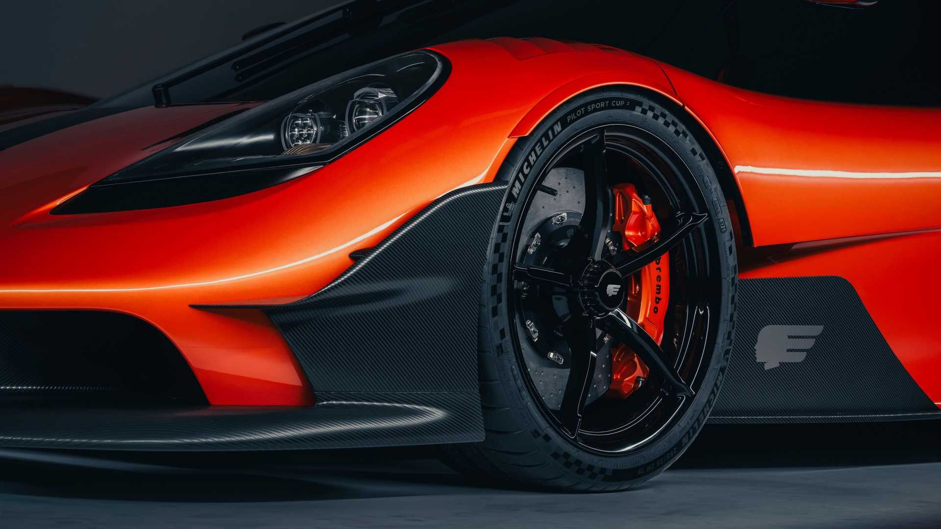 Gordon Murray T.50s Niki Lauda سوپراسپرت گوردون موری نمای نمای چرخ جلو