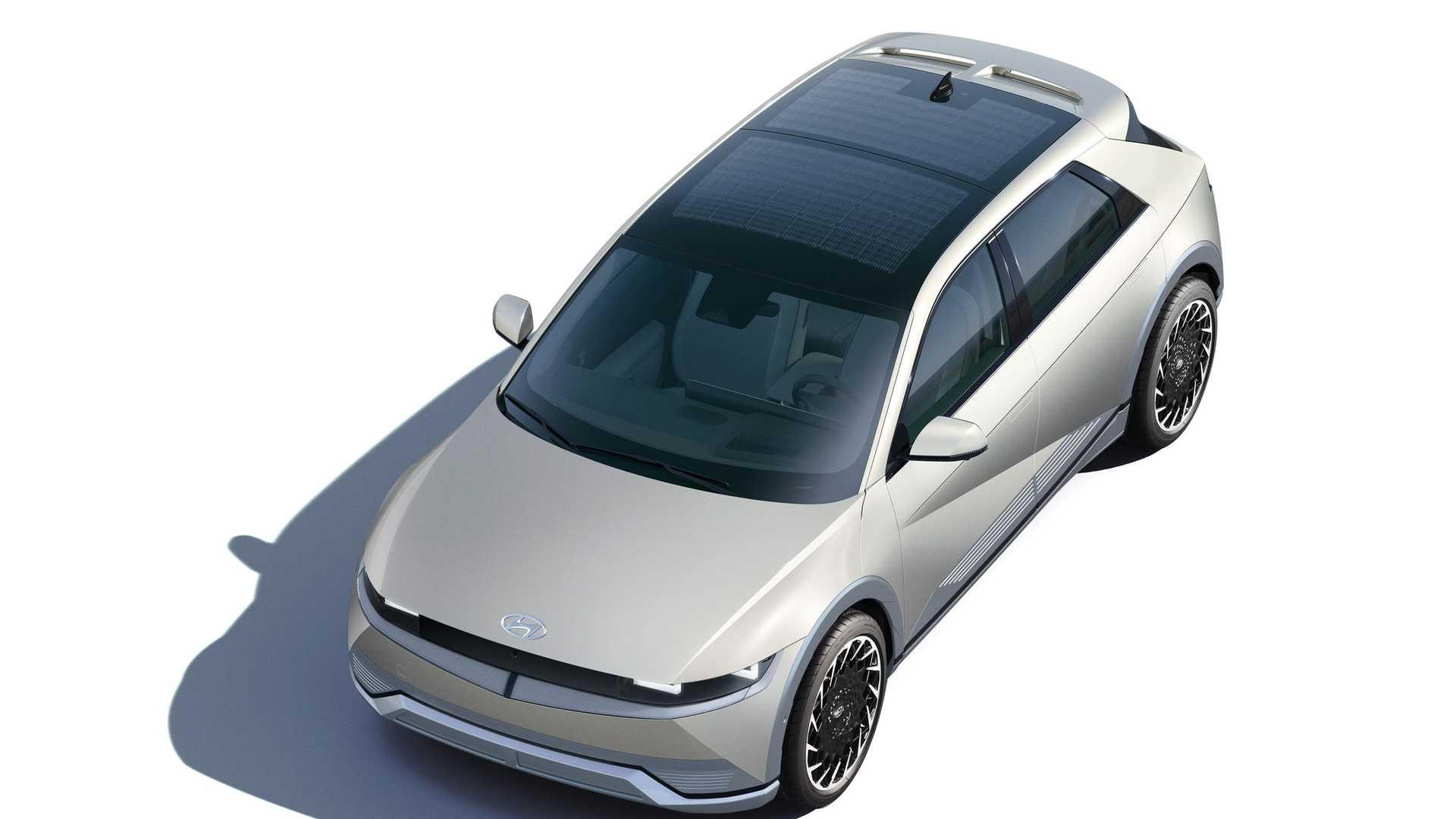Hyundai Ioniq 5 هیوندای آیونیک 5 برقی نمای بالا