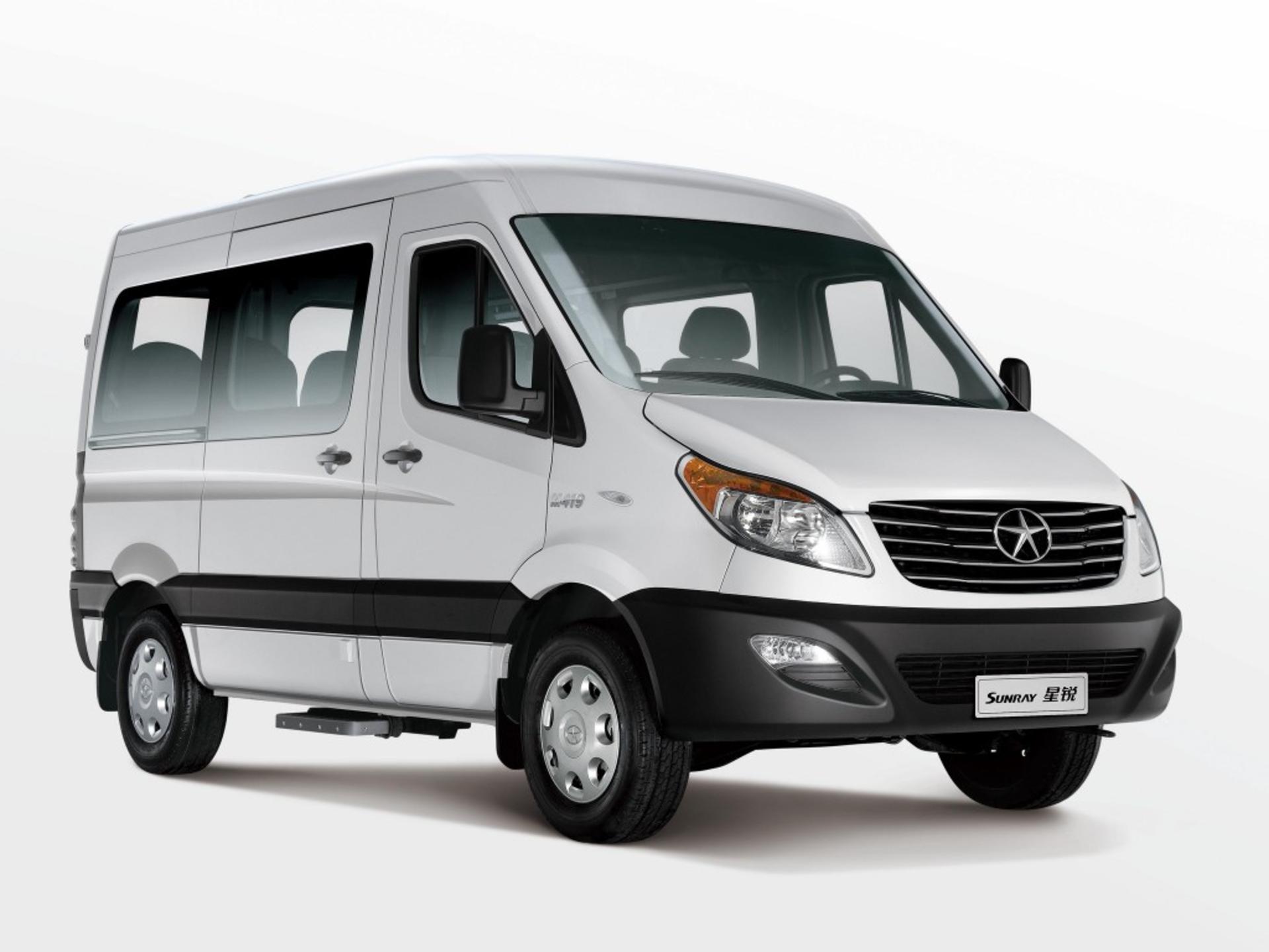 jac sunray  ون مینی بوس جک سانری آرین دیزل نمای روبرو چپ