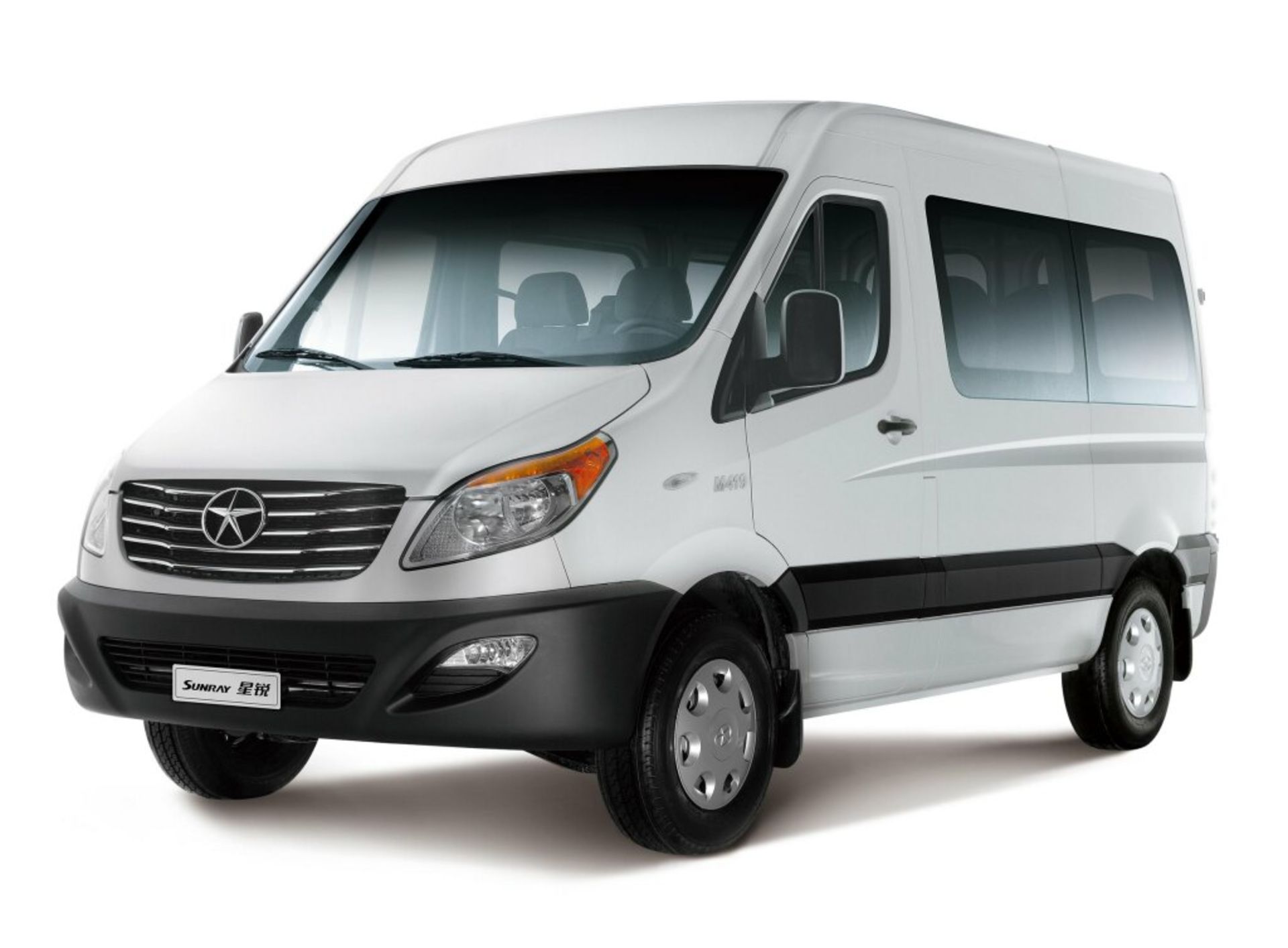 jac sunray  ون مینی بوس جک سانری آرین دیزل نمای روبرو راست