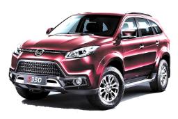 نمای جلو ژیانگلینگ موتورز JMC S350