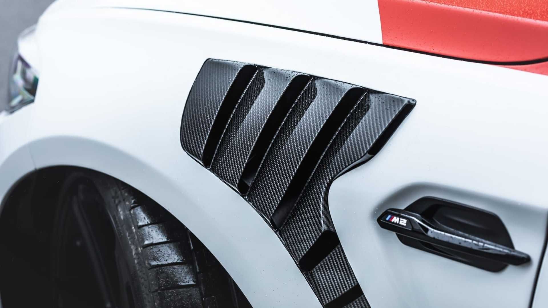 خروجی هوای بدنه بی ام و ام 2 سی اس / BMW M2 CS با تیونینگ منهارت / Manhart 