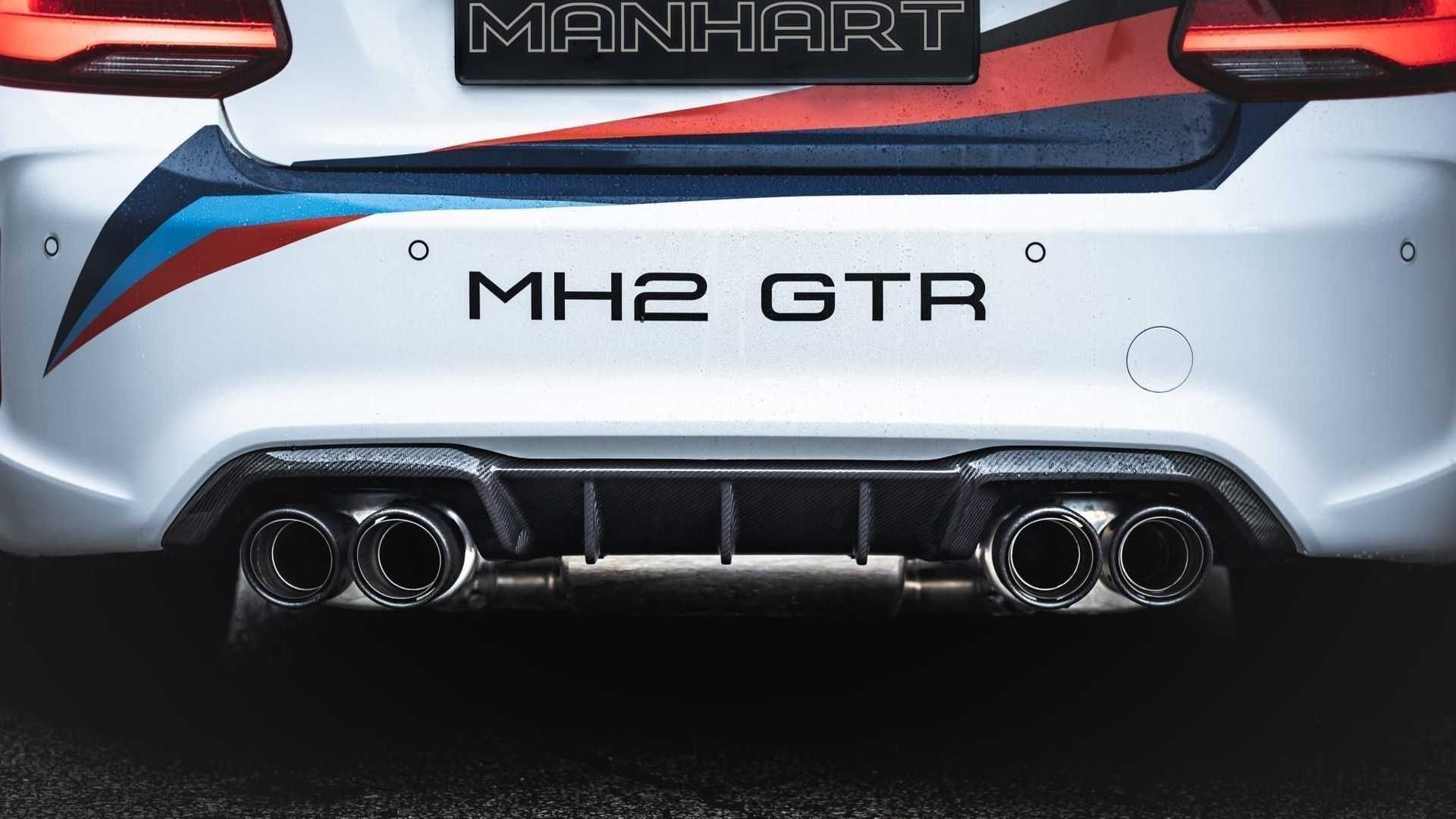 خروجی های اگزوز بی ام و ام 2 سی اس / BMW M2 CS با تیونینگ منهارت / Manhart 