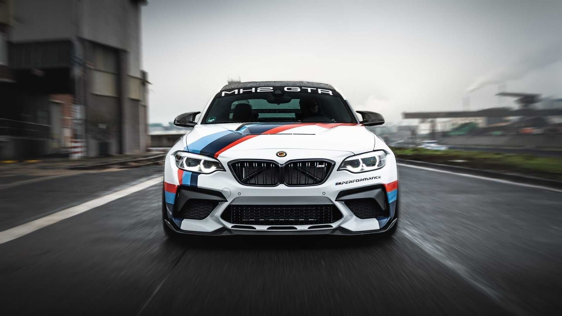 نمای جلو بی ام و ام 2 سی اس / BMW M2 CS با تیونینگ منهارت / Manhart 