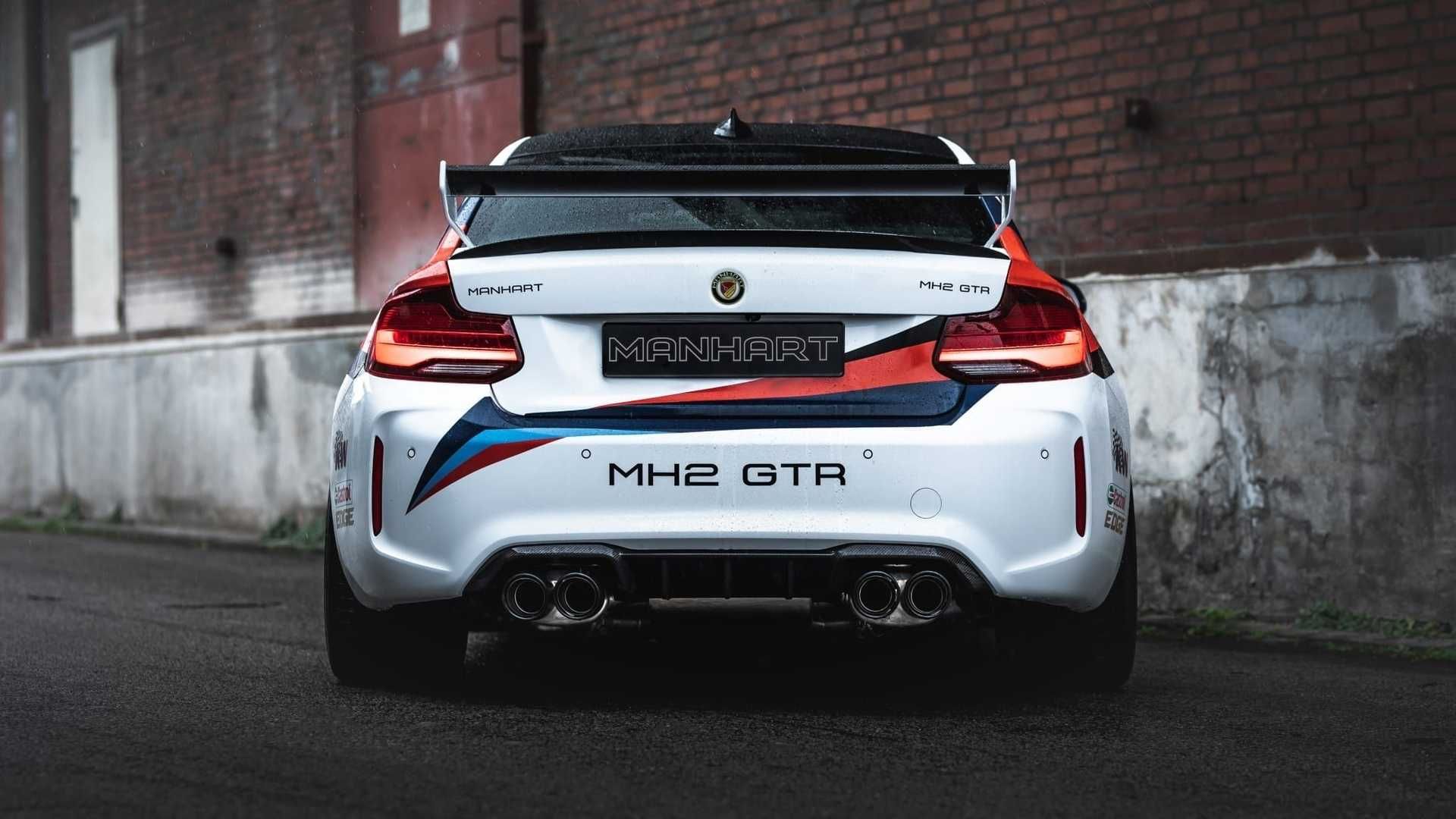 نمای عقب بی ام و ام 2 سی اس / BMW M2 CS با تیونینگ منهارت / Manhart 