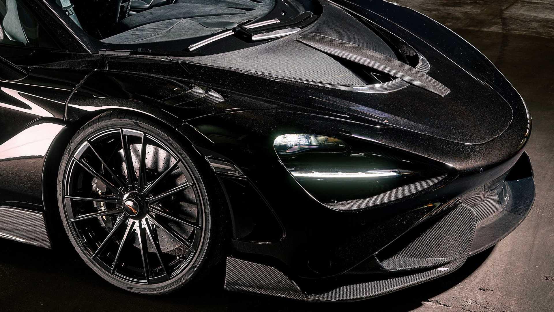 نمای کاپوت مک لارن 765LT / McLaren 765LT با تیونینگ نویتک / Novitec 