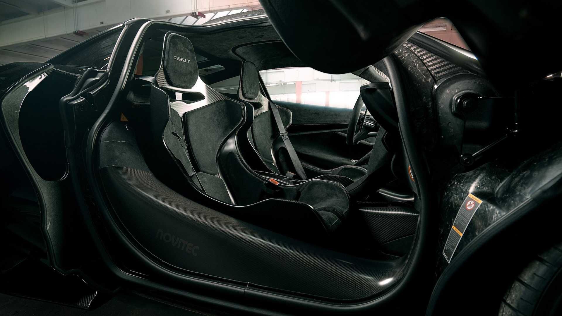 نمای کابین مک لارن 765LT / McLaren 765LT با تیونینگ نویتک / Novitec 