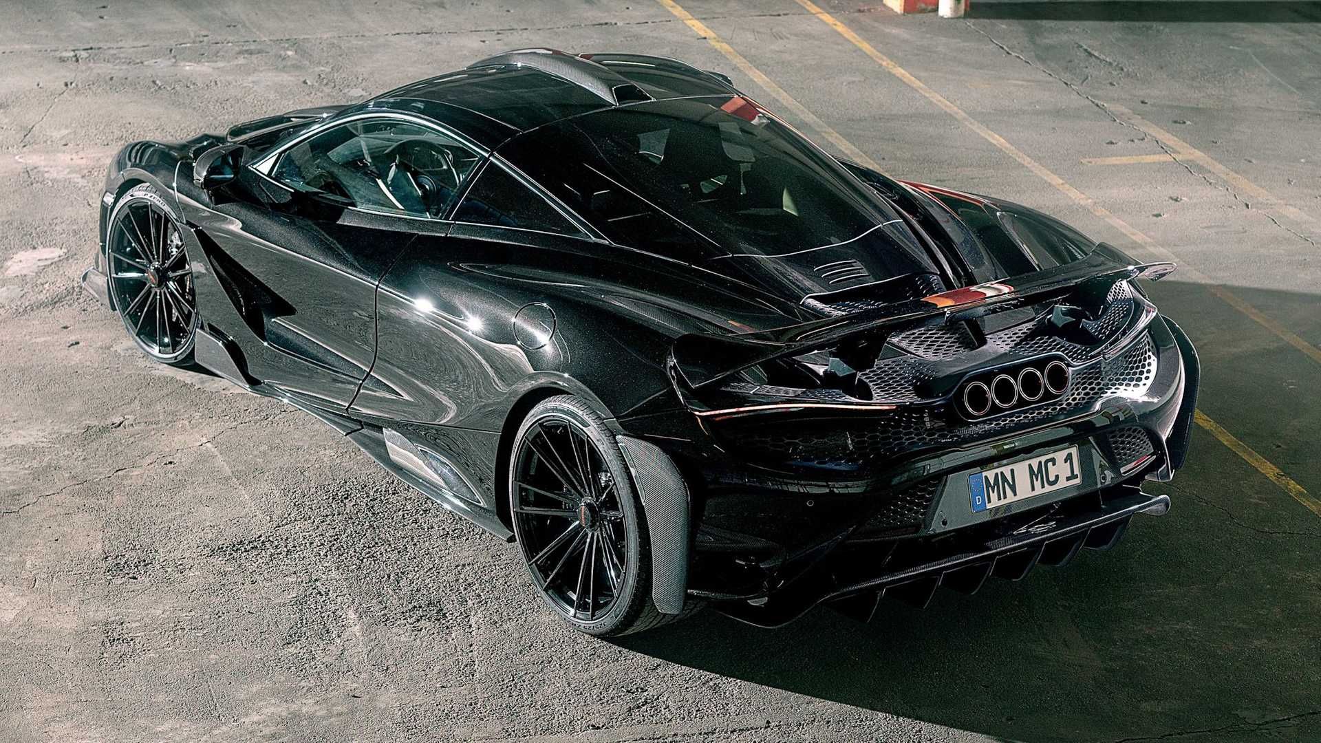 نمای بالا مک لارن 765LT / McLaren 765LT با تیونینگ نویتک / Novitec 