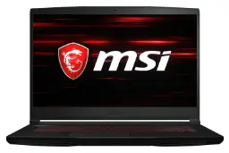 نمای جلو لپ تاپ GF65 تین 9SEXR ام اس آی - Core i5-9300H RTX2060 8GB 256GB رنگ مشکی
