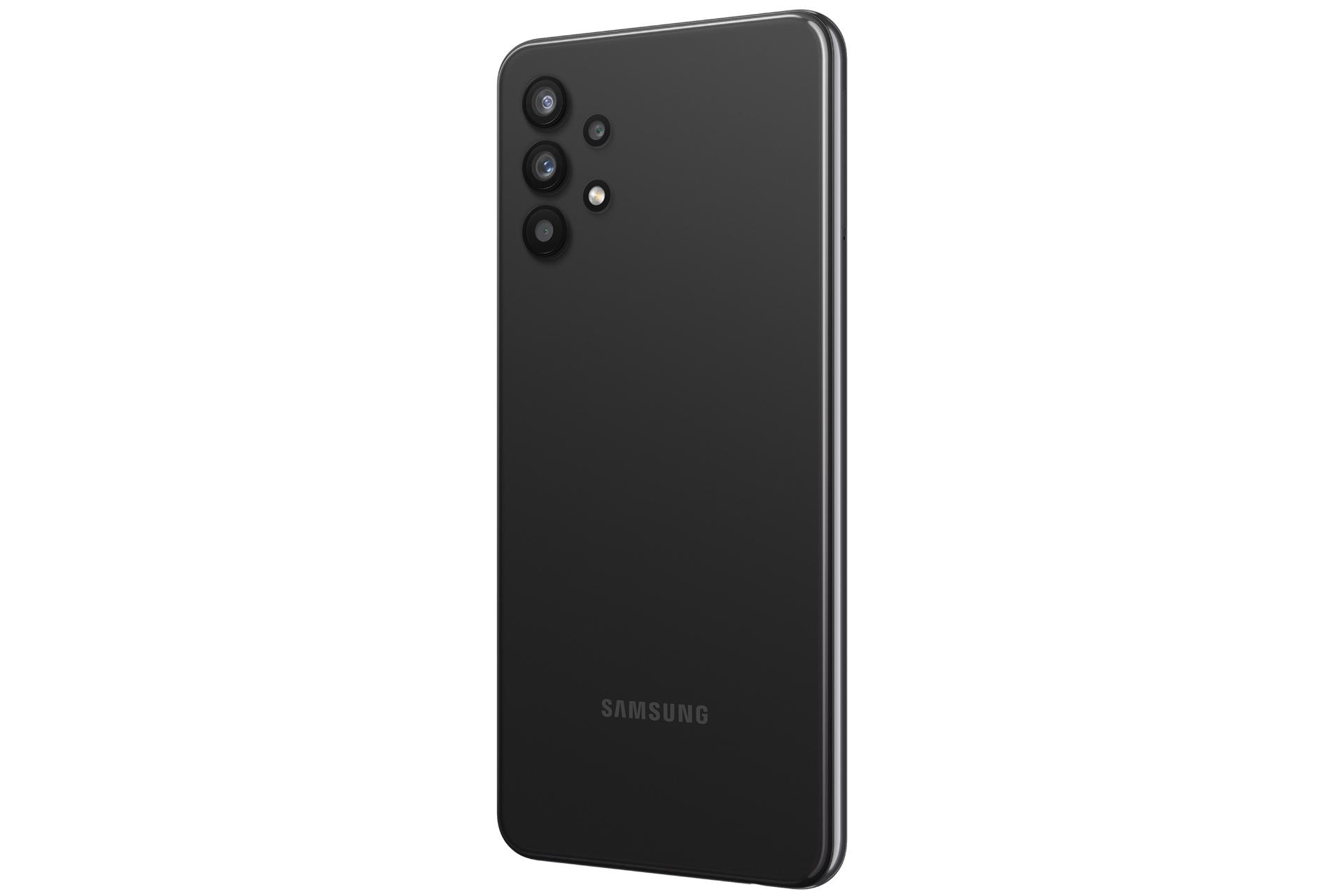 گلکسی A32 4G سامسونگ مدل مشکی از نمای پشت