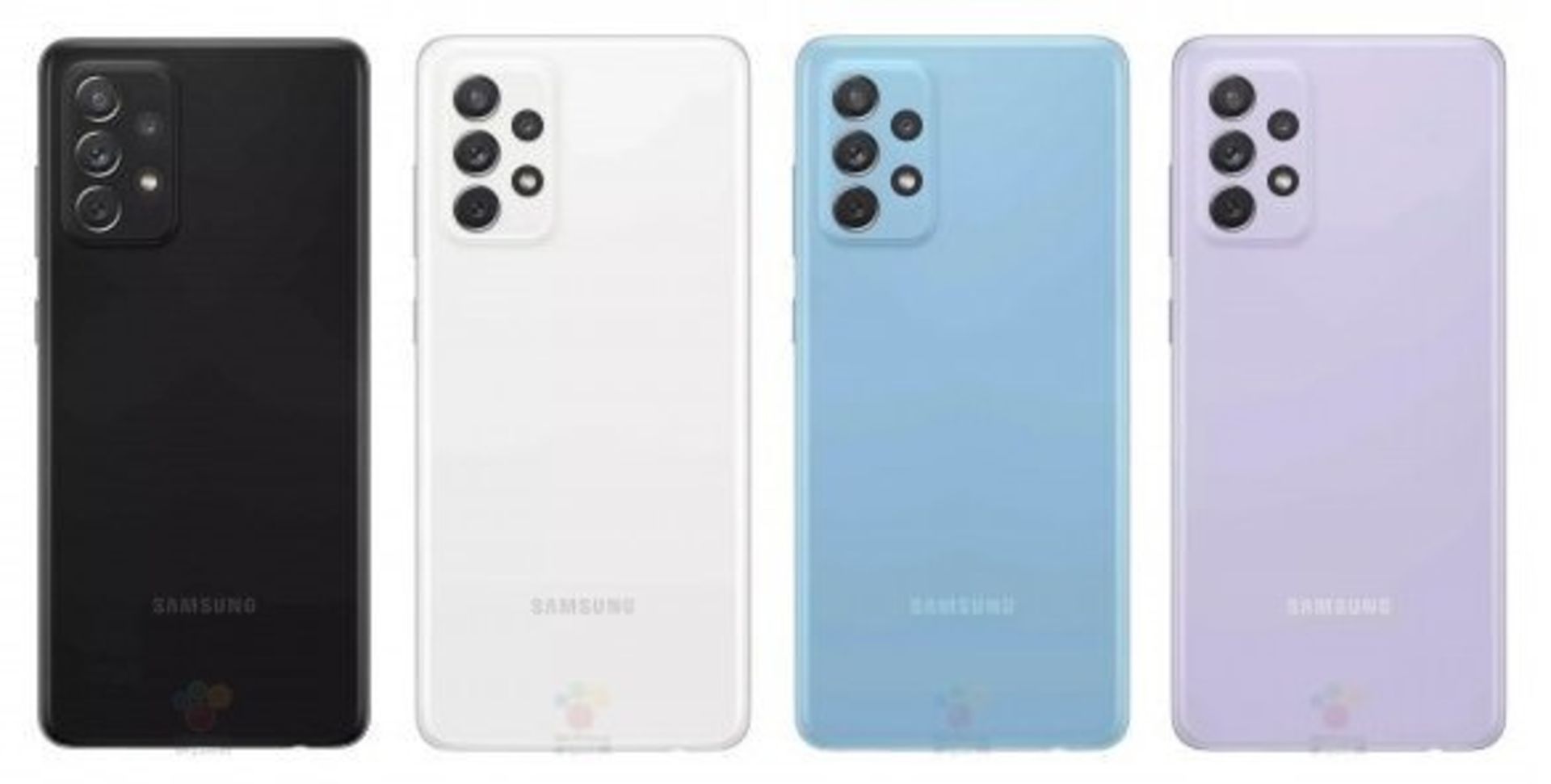 Galaxy A72 4G Render / گلکسی ای72 4G