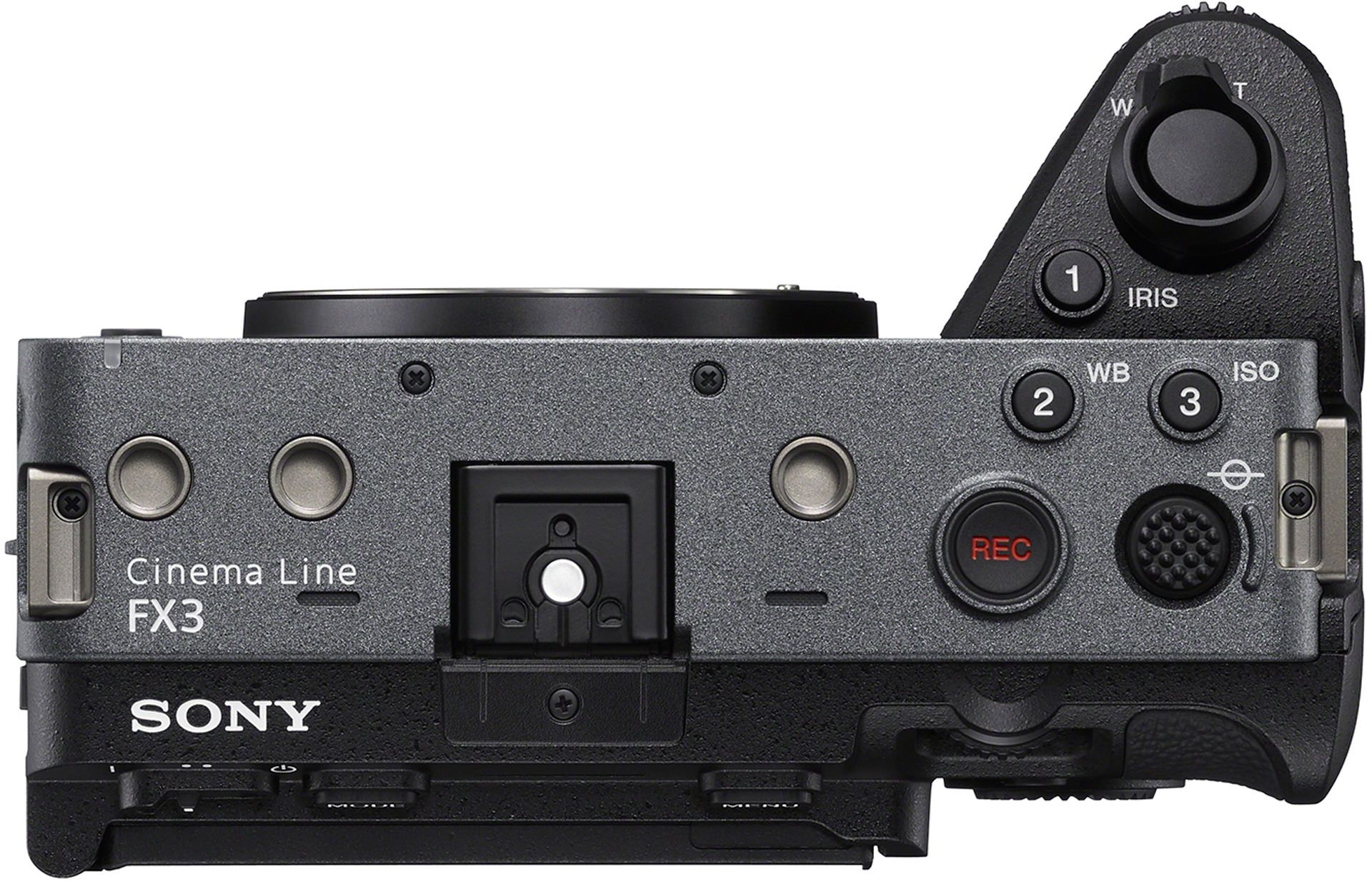 بخش بالایی دوربین سونی اف ایکس 3 / Sony FX 3