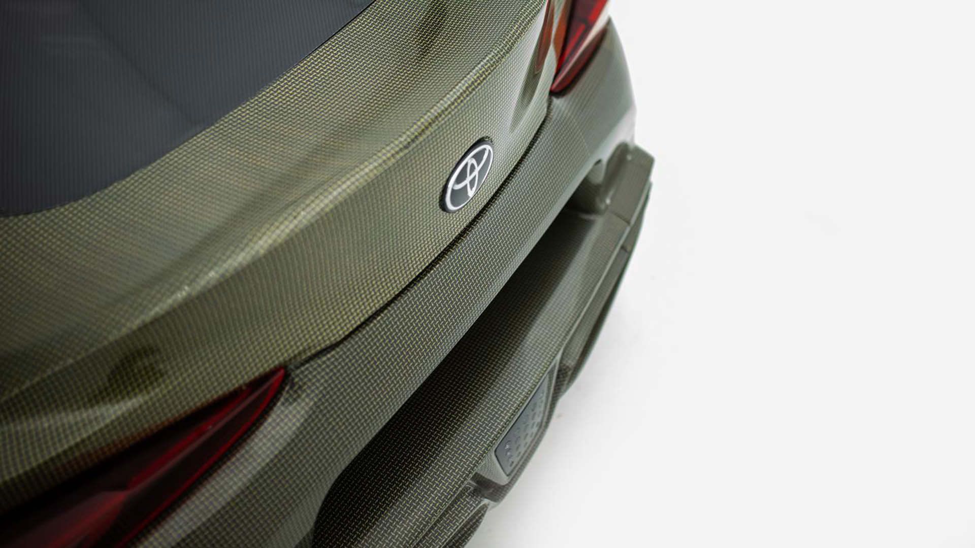 نمای بخش عقب تویوتا سوپرا دریفتر / Toyota Supra Drifter سبز رنگ