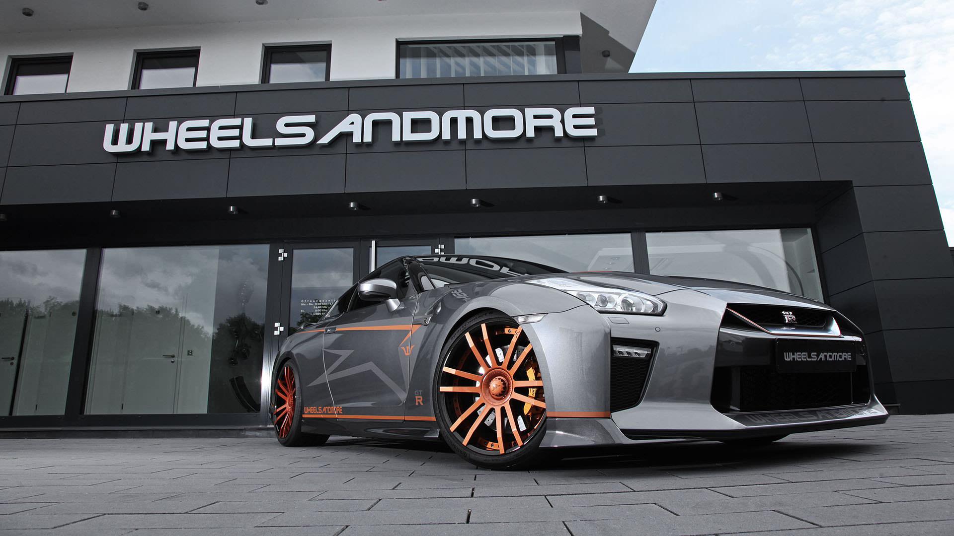 چرخ جلو نیسان جی تی آر کرنک زیلا / Nissan GT-R تیونینگ ویلزاندمور / Nissan GT-R Tuning Project „CrankZilla“ by Wheelsandmore خاکستری 