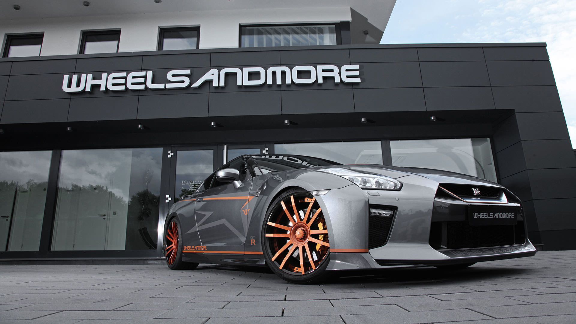 چرخ جلو نیسان جی تی آر کرنک زیلا / Nissan GT-R تیونینگ ویلزاندمور / Nissan GT-R Tuning Project „CrankZilla“ by Wheelsandmore خاکستری 