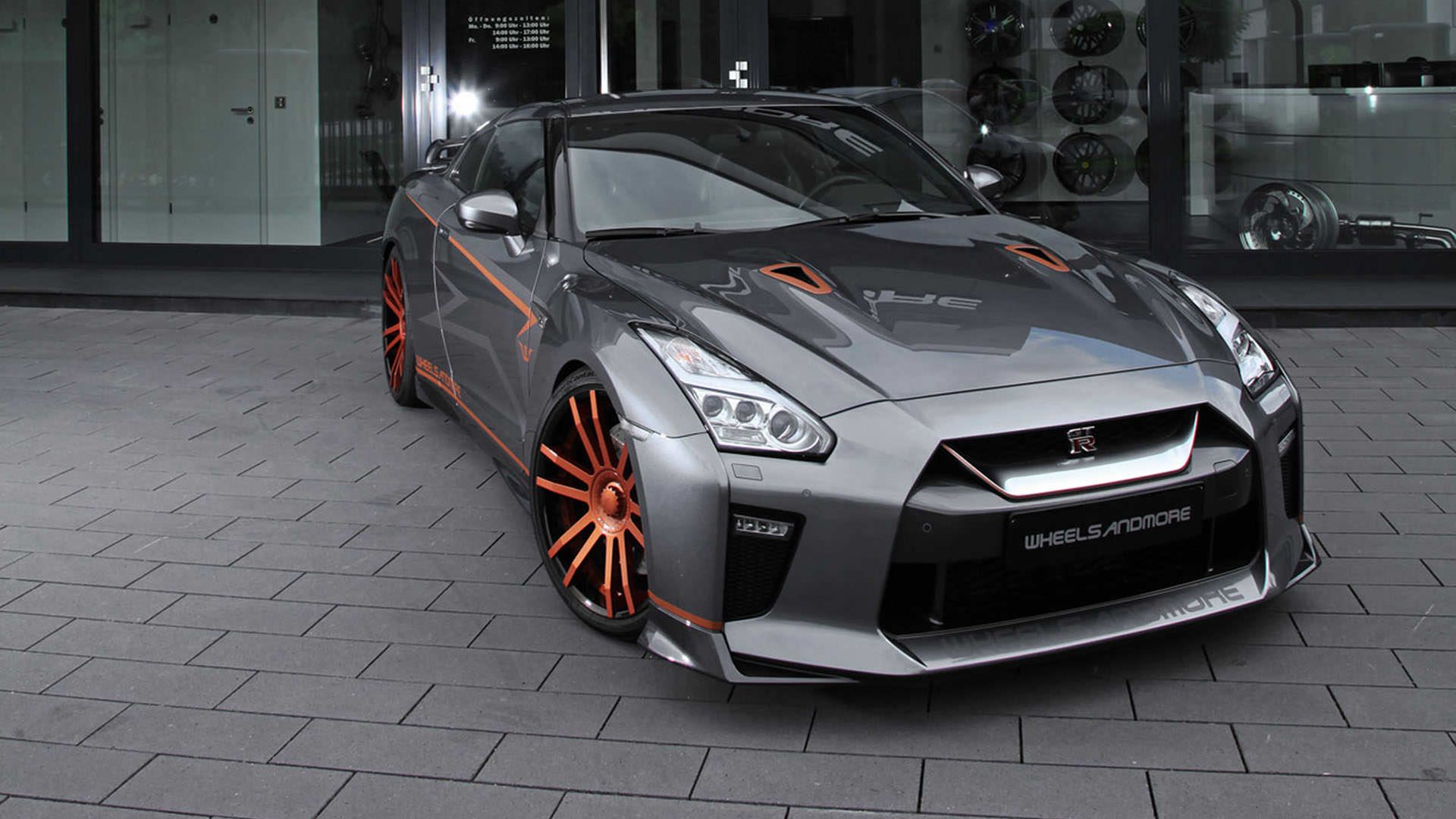 کاپوت و چراغ جلو نیسان جی تی آر کرنک زیلا / Nissan GT-R تیونینگ ویلزاندمور / Nissan GT-R Tuning Project „CrankZilla“ by Wheelsandmore خاکستری 