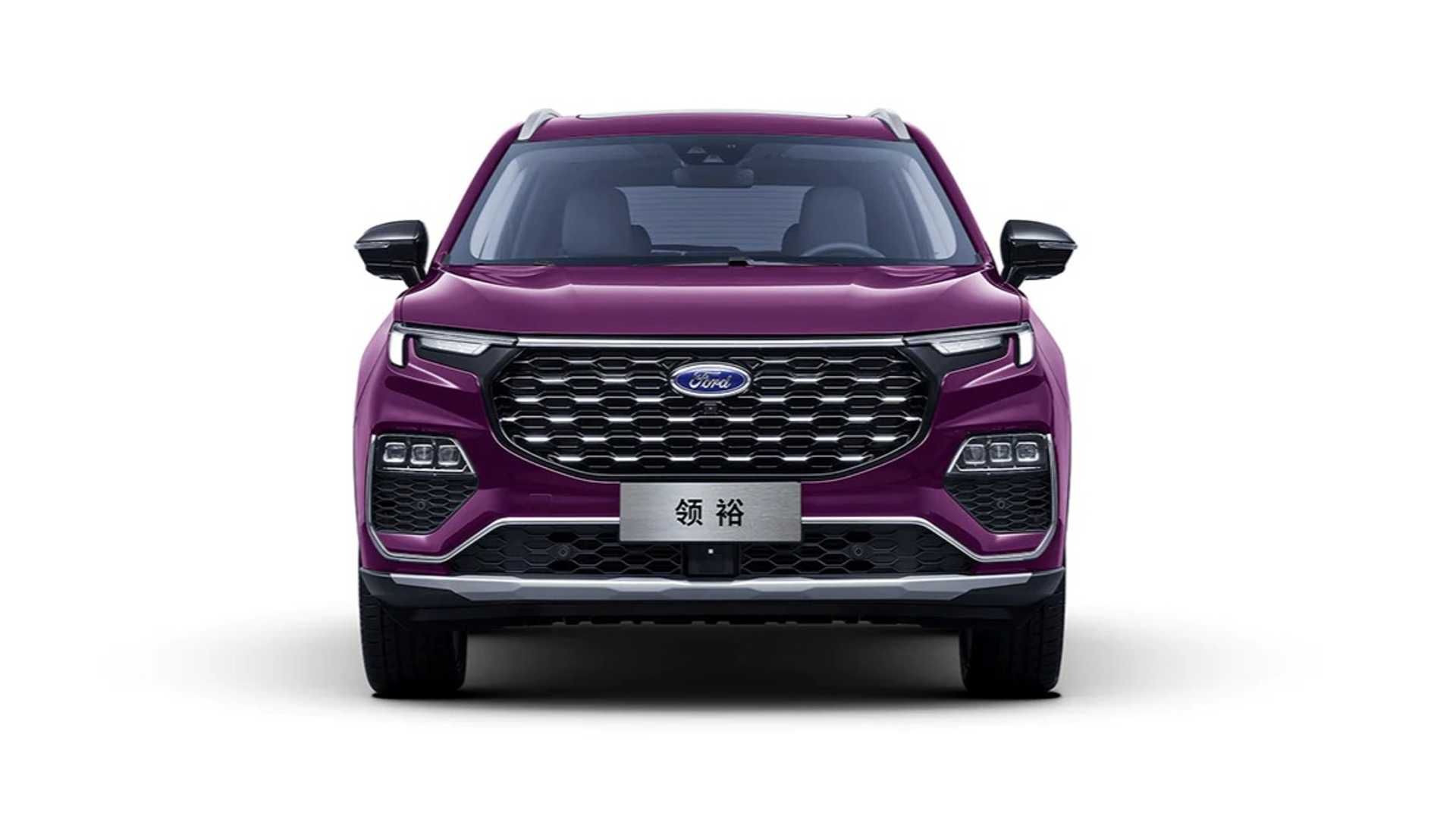 نمای جلو شاسی بلند فورد اکویتور / Ford Equator SUV رنگ بنفش