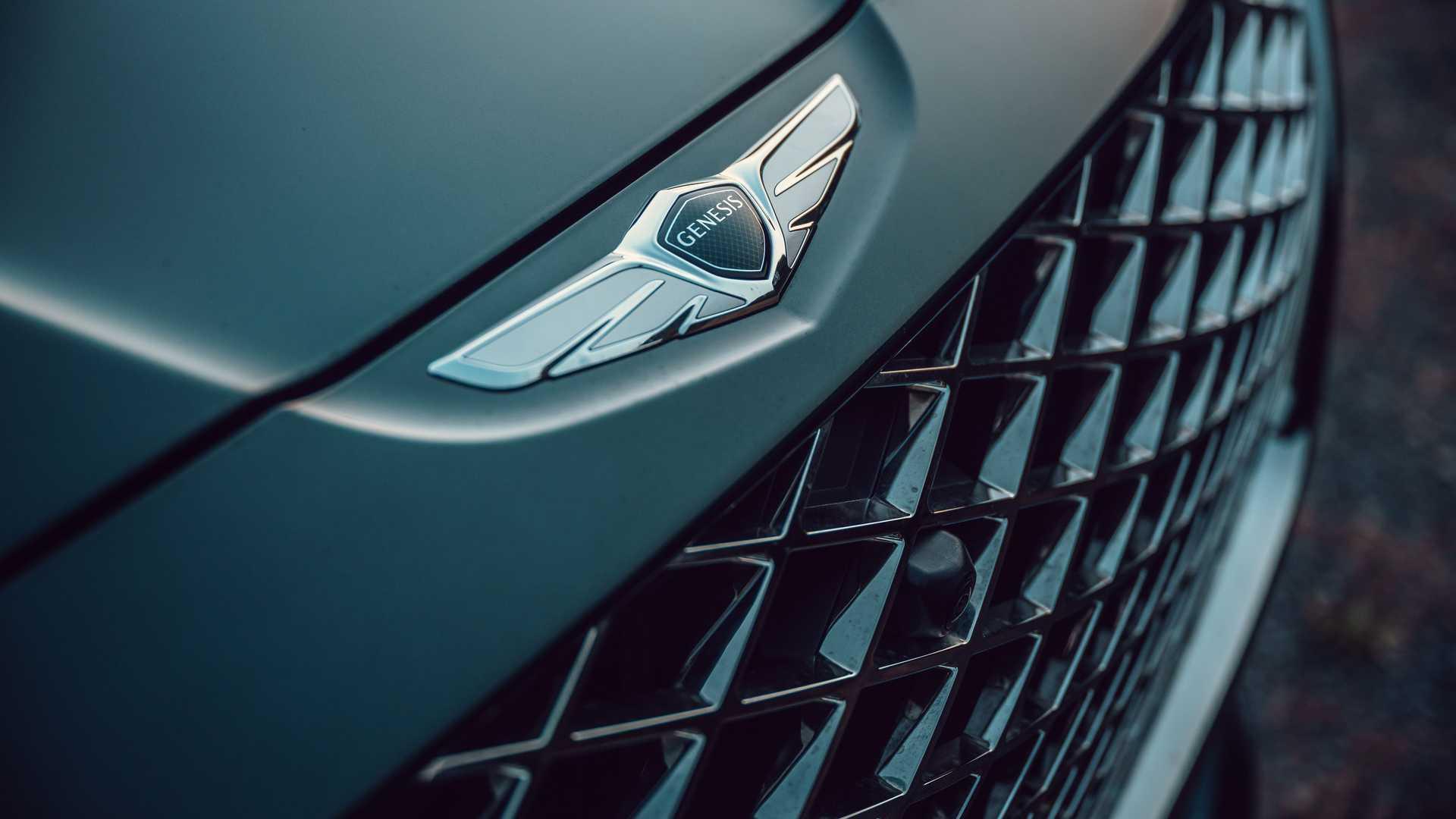 جلوپنجره خودرو شاسی بلند جنسیس جی وی 80 / 2021 Genesis GV80 رنگ مشکی