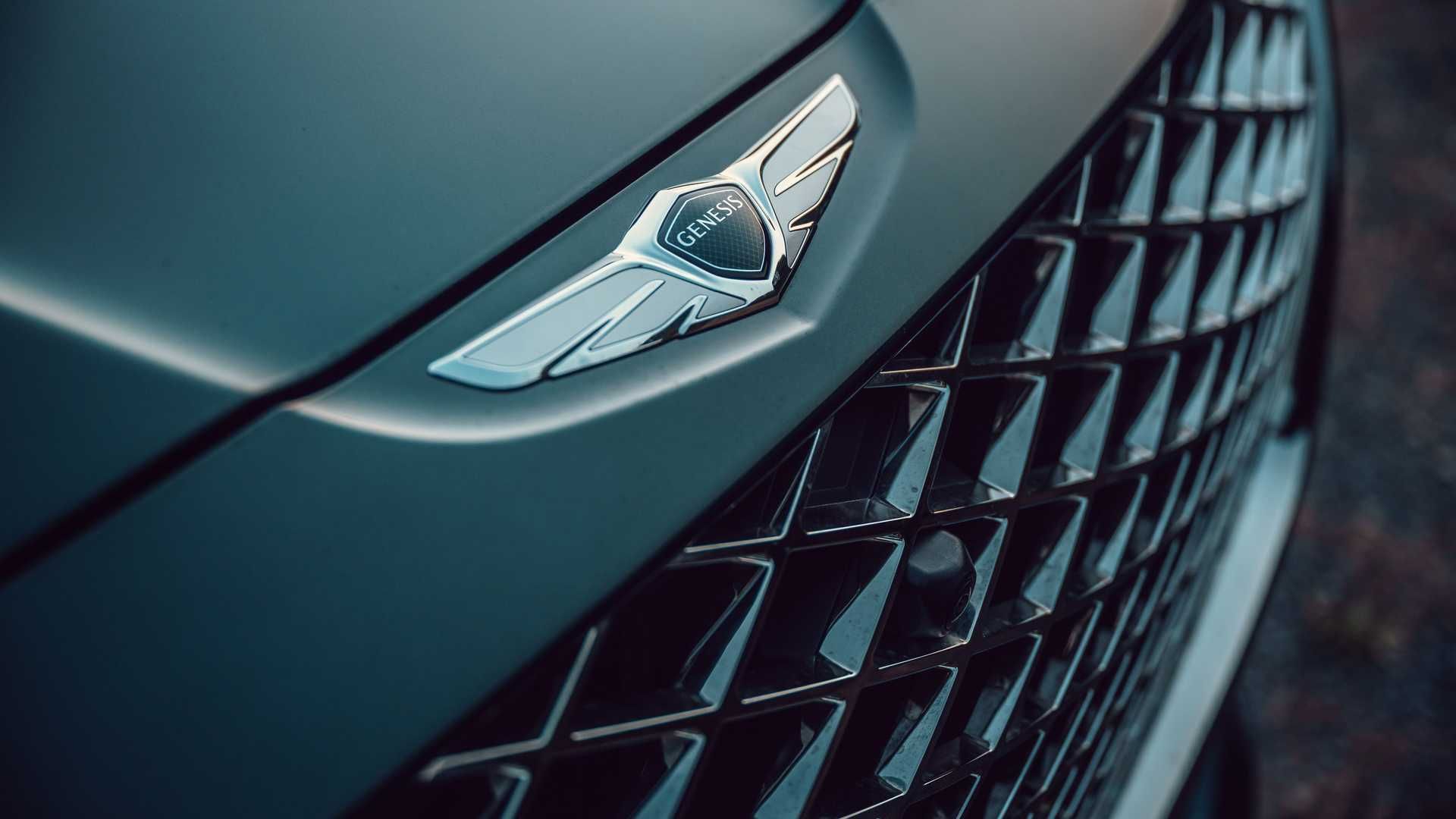 جلوپنجره خودرو شاسی بلند جنسیس جی وی 80 / 2021 Genesis GV80 رنگ مشکی