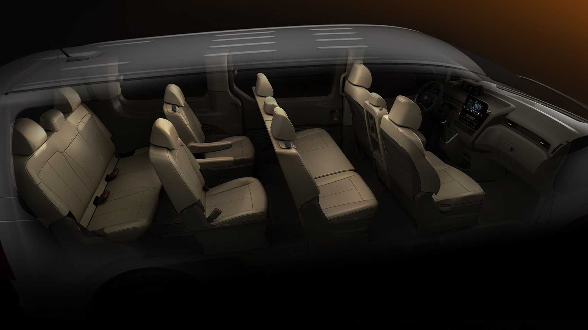 Hyundai Staria Minivan   هیوندای استاریا نمای 11 صندلی