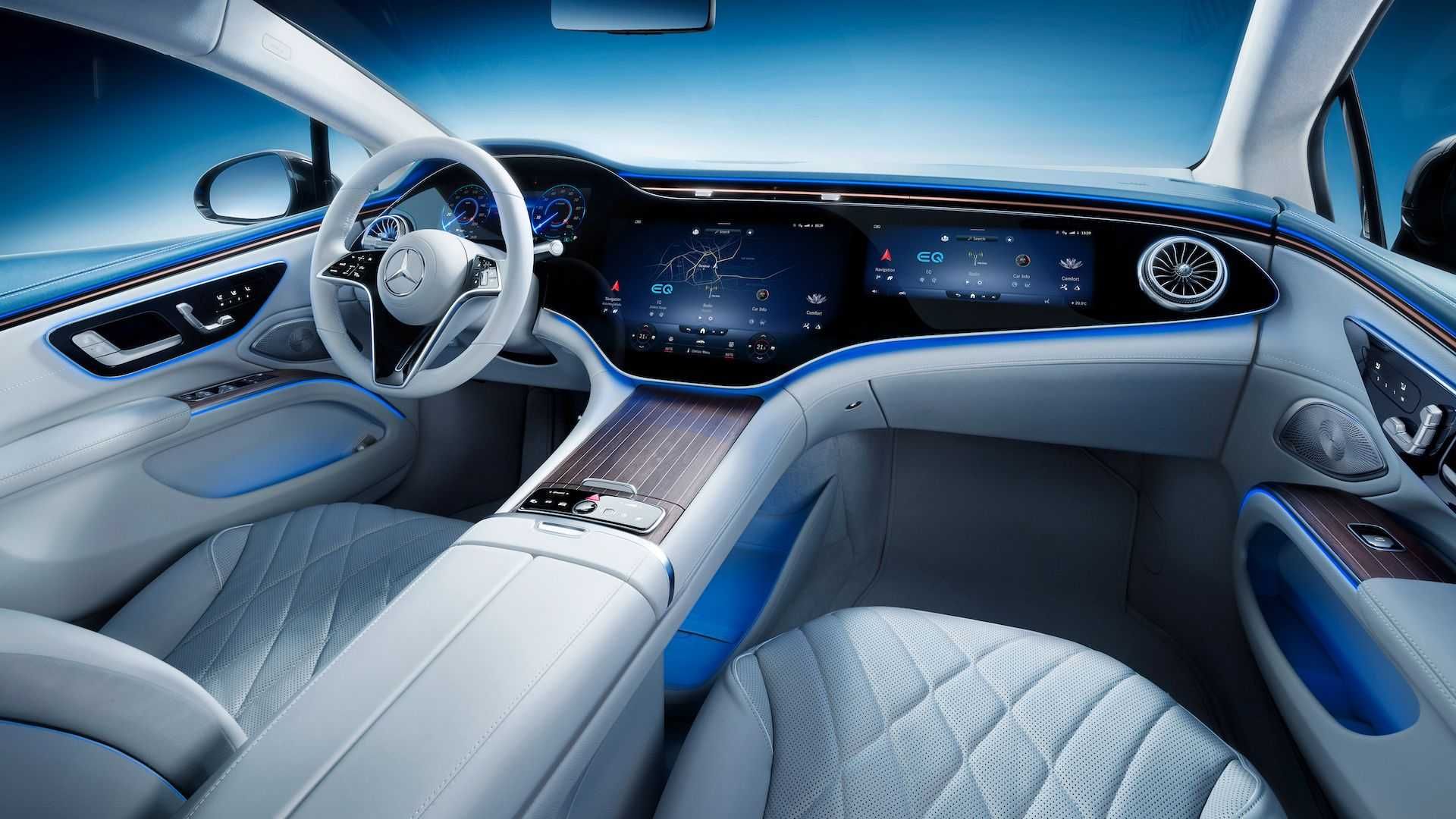 مرجع متخصصين ايران Mercedes-Benz EQS Interior نماي داخلي مرسدس بنز اي كيو اس