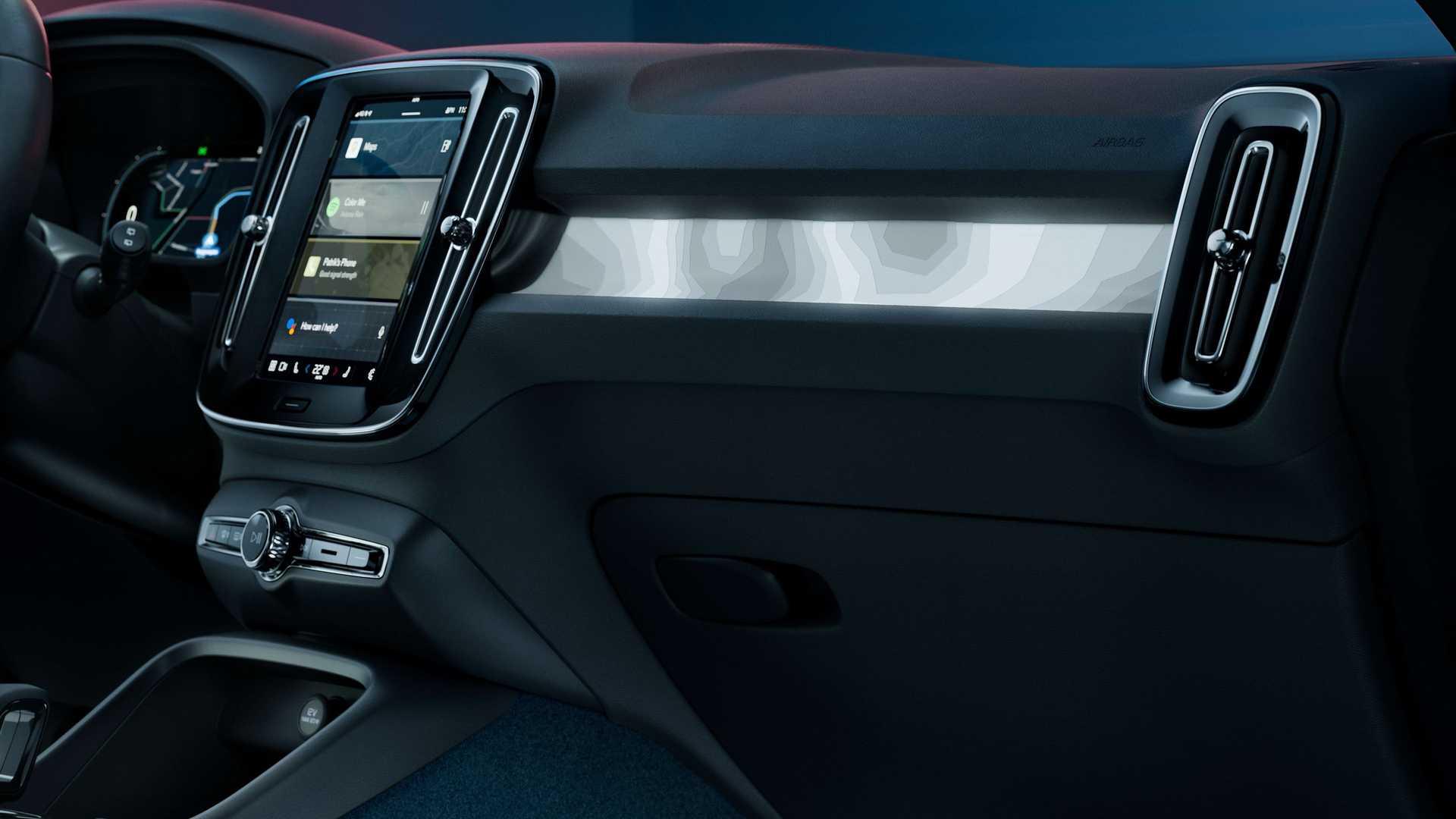 Volvo C40 Recharge ولوو سی40 ریچارج نمای داشبورد