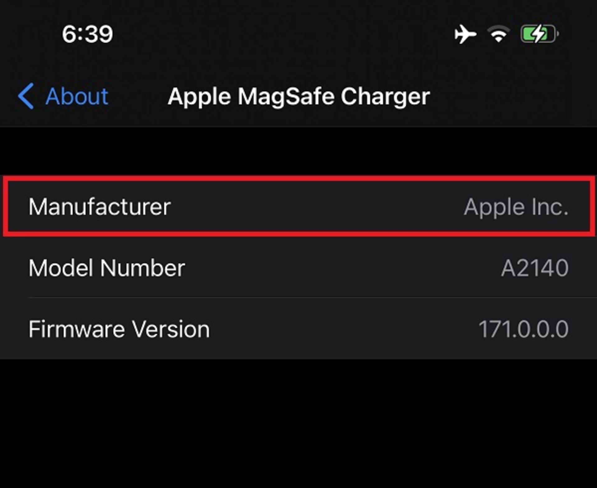 مرجع متخصصين ايران صفحه شارژر مگ سيف اپل در بخش تنظيمات iOS آيفون