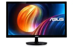 نمای جلو مانیتور ایسوس 21.5 اینچ مدل VS228N رنگ مشکی