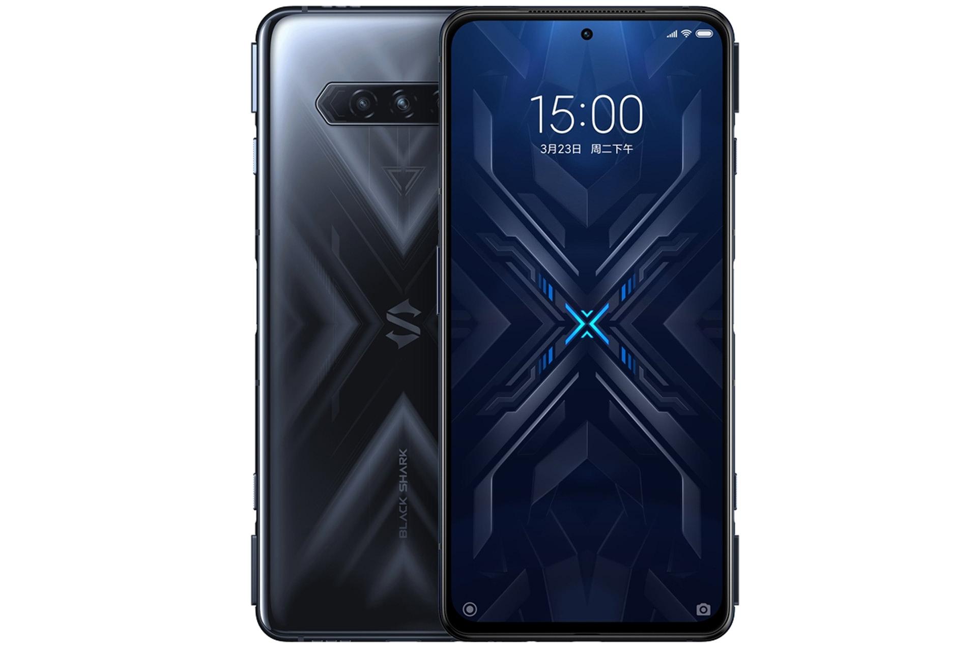 نمایشگر و پنل پشتی بلک شارک 4 پرو / Black Shark 4 Pro مدل مشکی طرح دار