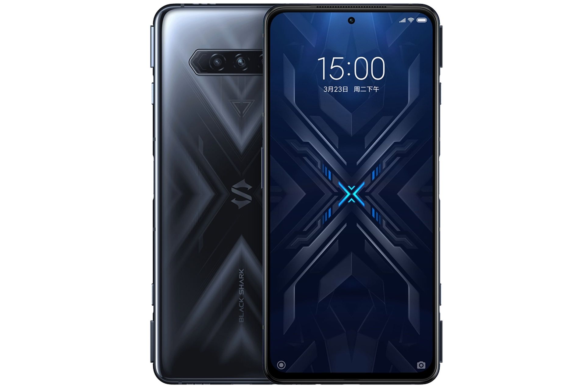 نمایشگر و پنل پشتی بلک شارک 4 پرو / Black Shark 4 Pro مدل مشکی طرح دار