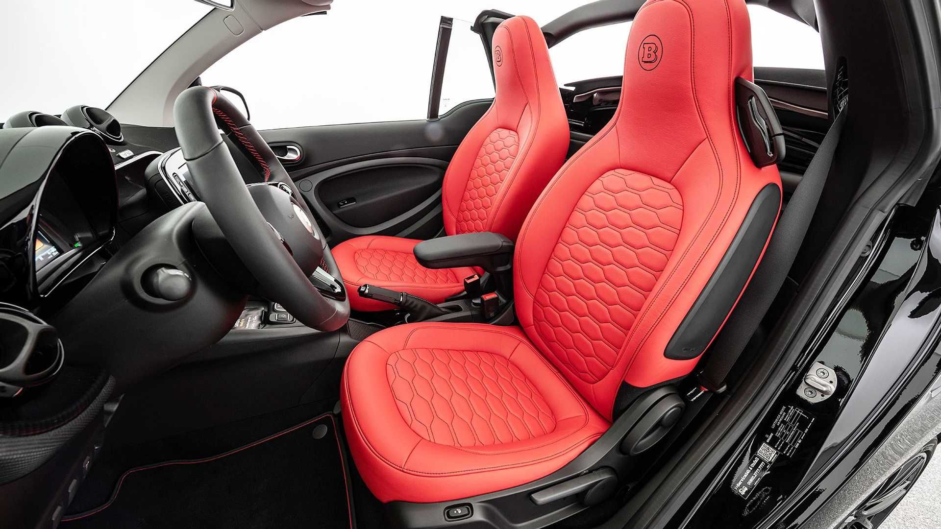 Brabus 92R Smart EQ ForTwo اسمارت برقی برابوس نمای صندلی