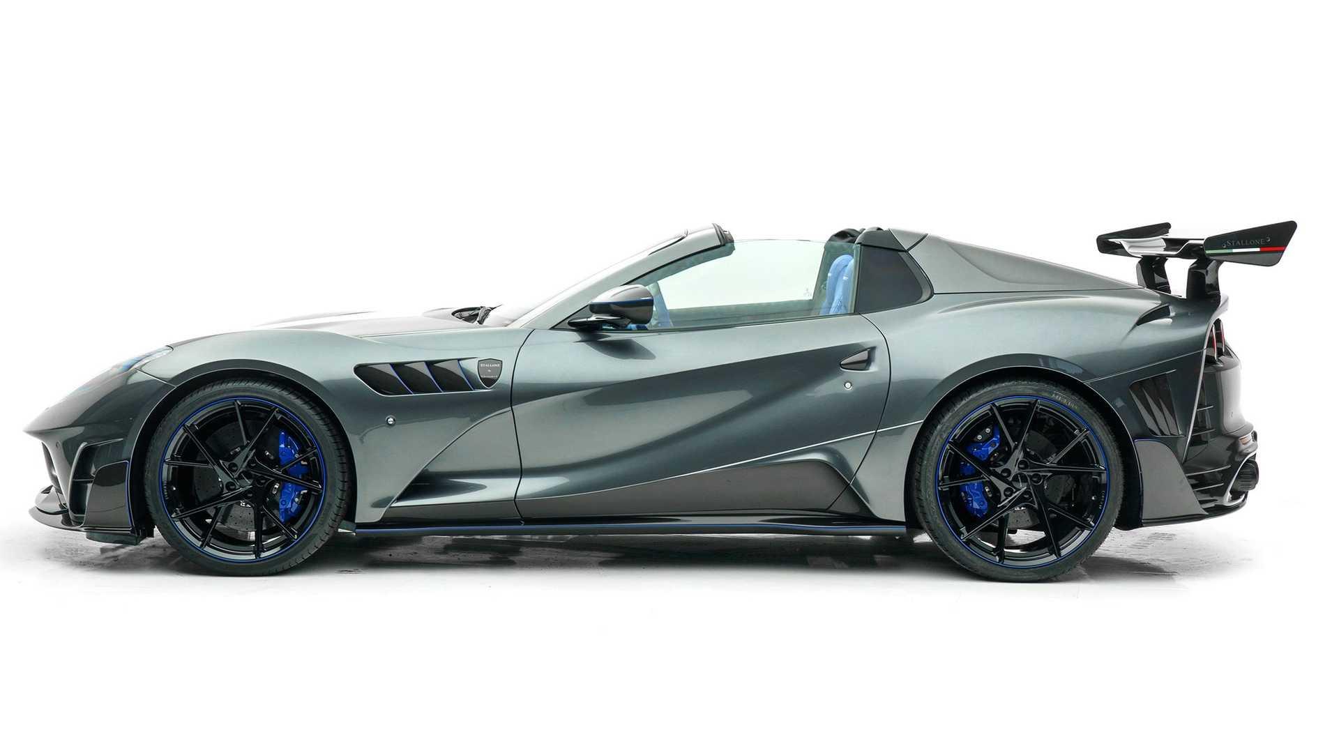 Ferrari 812 GTS Stallone  Mansory فراری 812 منصوری نمای جانبی