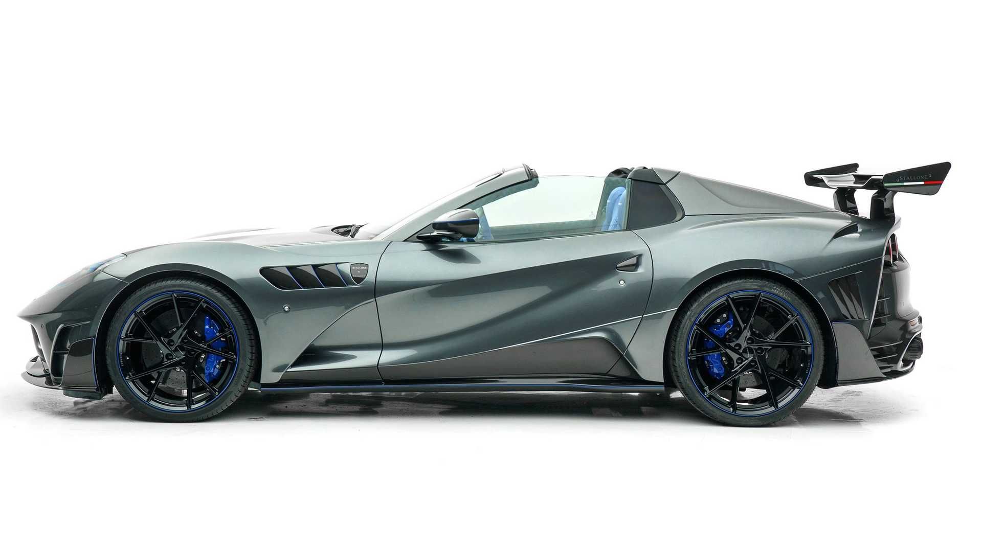 Ferrari 812 GTS Stallone  Mansory فراری 812 منصوری نمای جانبی