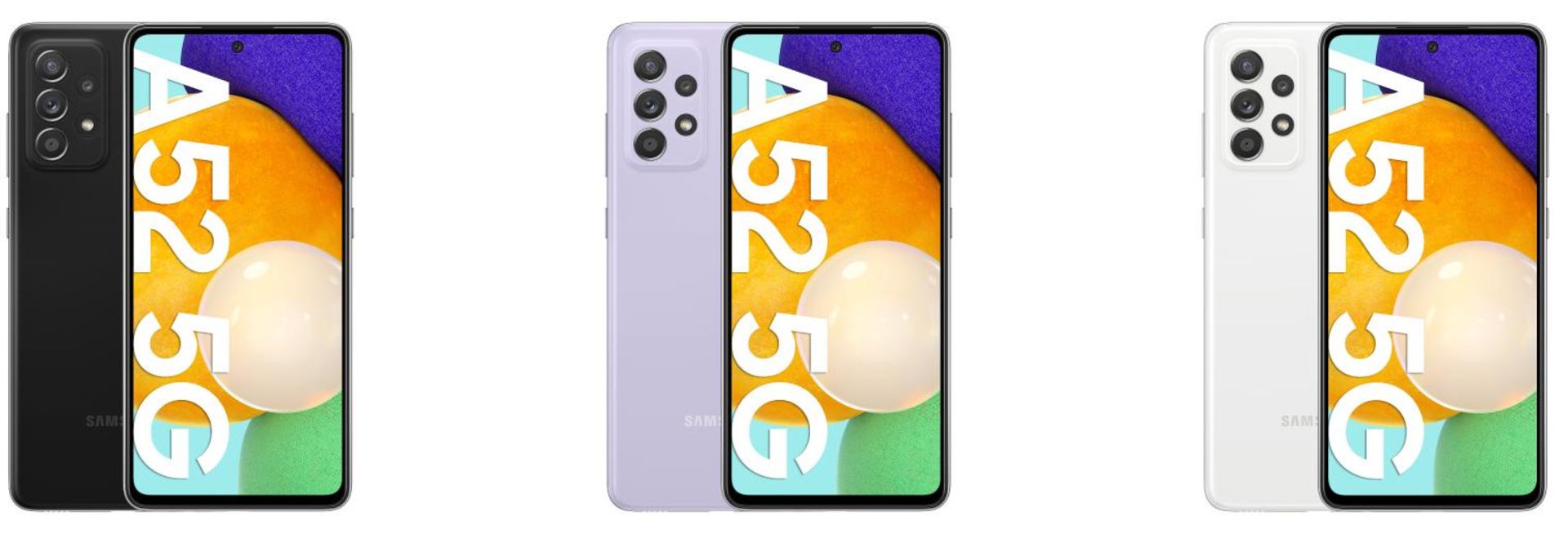 رندر فاش شده گلکسی ای 52 / Galaxy A52 سامسونگ در سه  رنگ