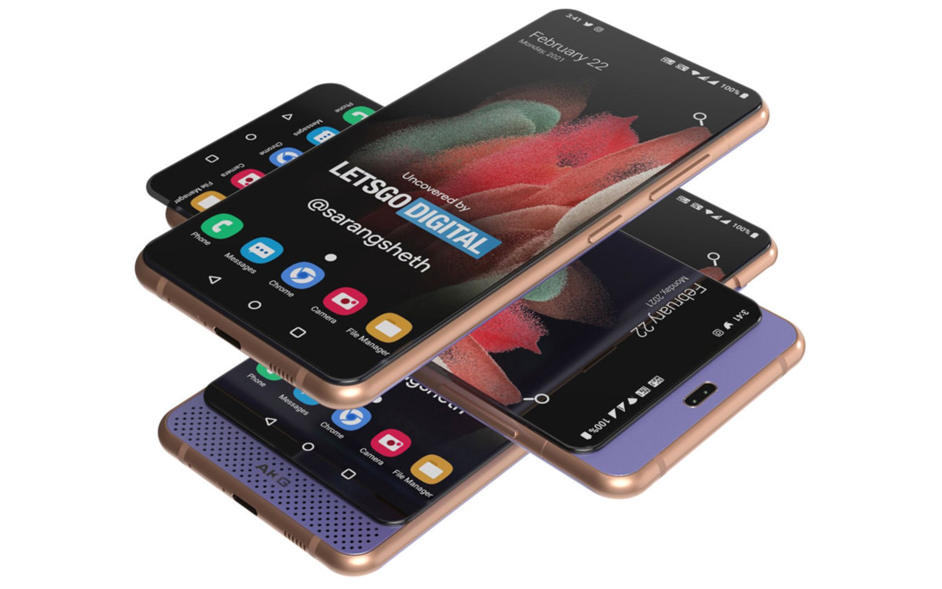 نمایی از گلکسی A82 سامسونگ