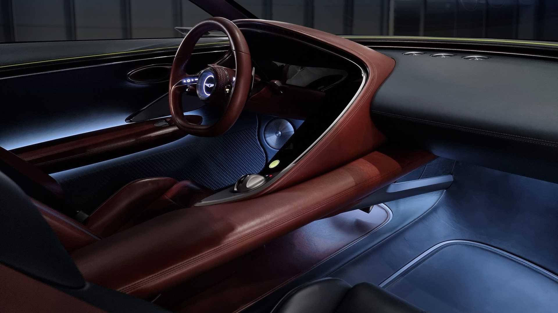 Genesis X Concept مدل مفهومی جنسیس ایکس نمای داشبورد