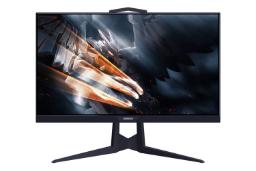 نمای جلو مانیتور گیگابایت آروس 25 اینچ مدل KD25F رنگ مشکی