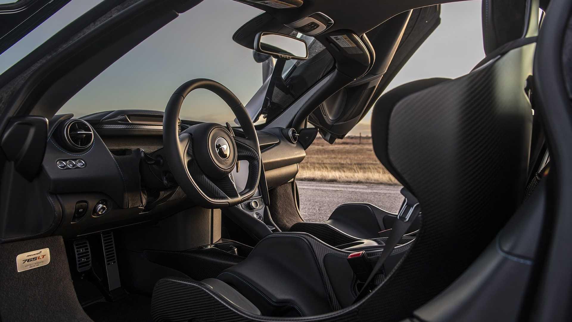 کابین ابرخودرو مک لارن 765 ال تی / McLaren 765LT  با تیونینگ هنسی / Hennessey 