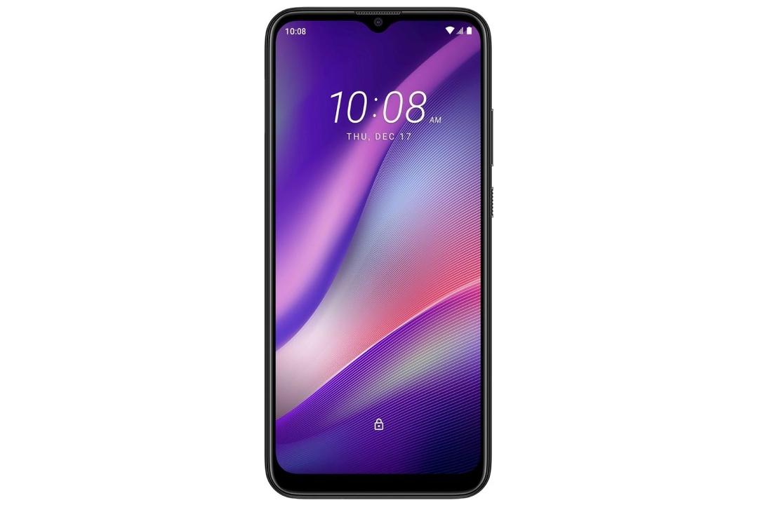 نمای جلو نمایشگر گوشی HTC Wiledfire E3