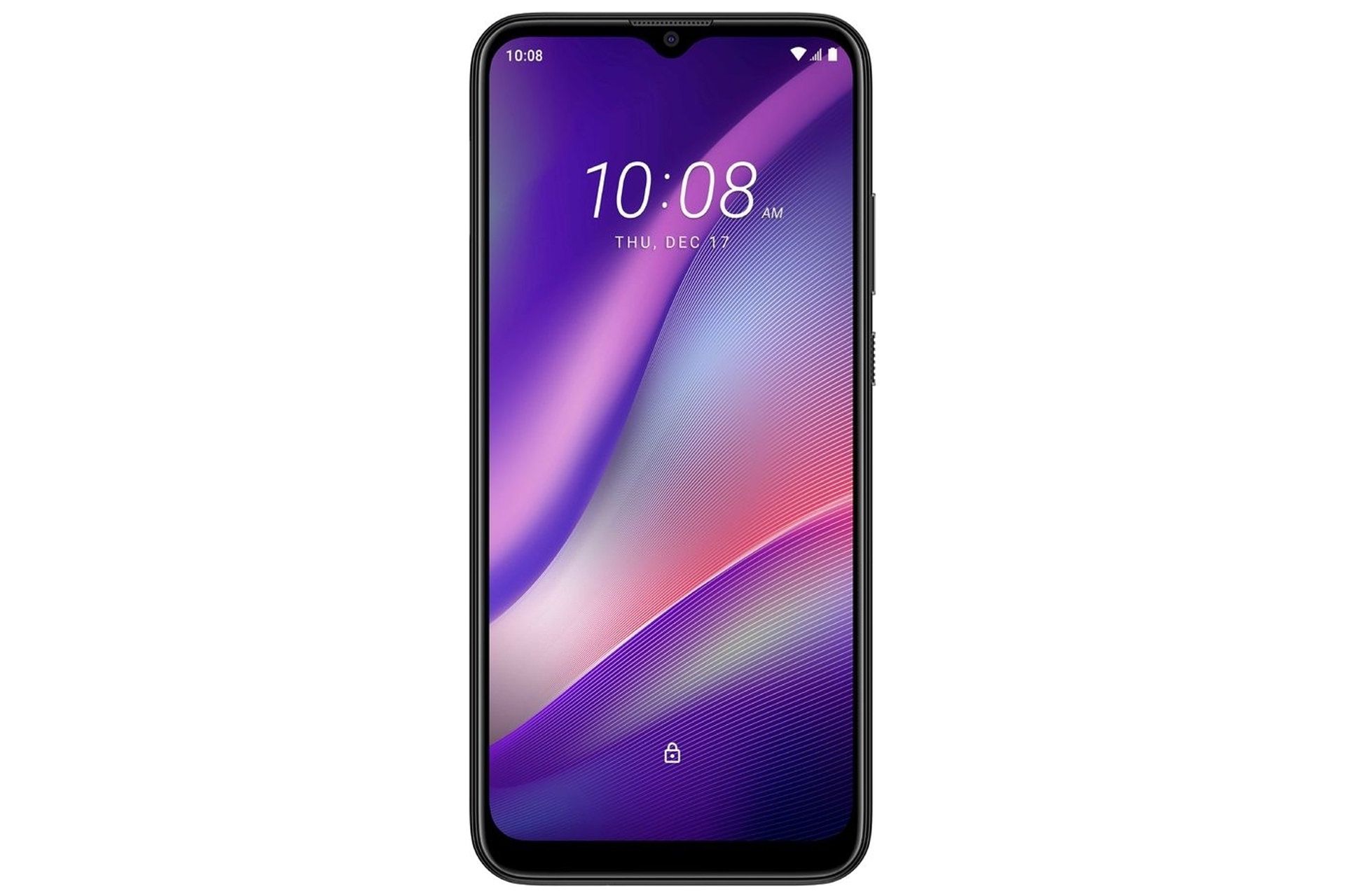 نمای جلو نمایشگر گوشی HTC Wiledfire E3