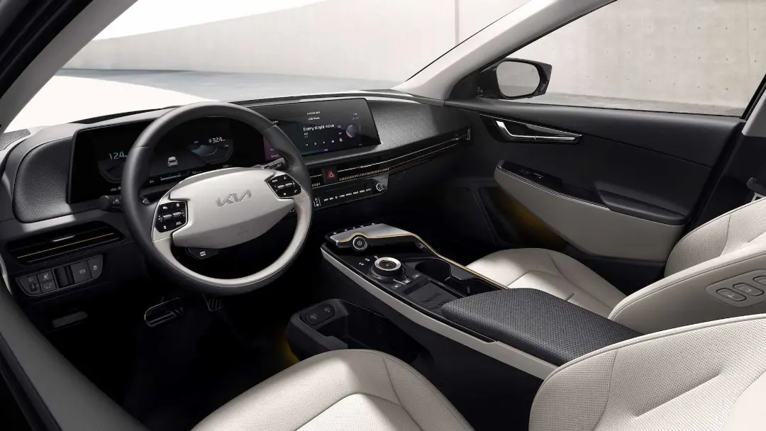 Kia EV6 کیا برقی فرمان و داشبورد