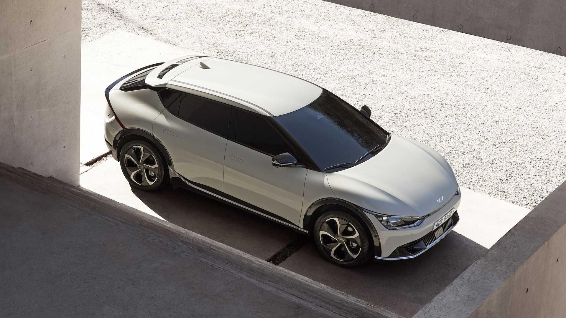 Kia EV6 کیا برقی نمای بالا 