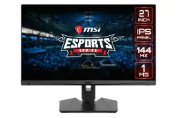 نمای جلو مانیتور ام اس آی 27 اینچ مدل Optix MAG274R رنگ مشکی